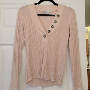 Free People beach long sleeve shirt